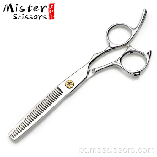 440C Barber Scissors Tesoura profissional para diluir o cabelo